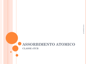 ASSORBIMENTO ATOMICO