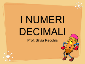 Dai numeri decimali alle frazioni