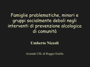 Famiglie problematiche e minori