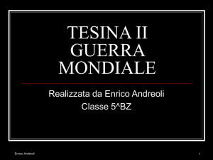 TESINA II GUERRA MONDIALE