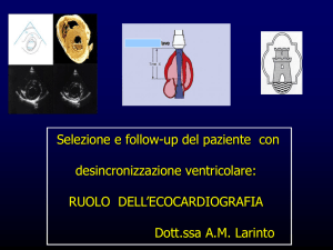 Ruolo della ecocardiografia nel follow up del paziente portatore di