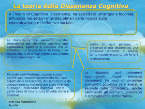 La teoria della Dissonanza Cognitiva
