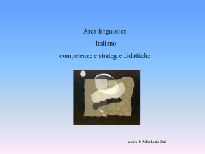 Per un curricolo verticale delle lingue straniere nel biennio dell`obbligo