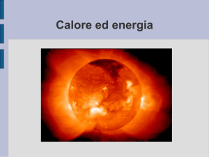 Calore ed energia