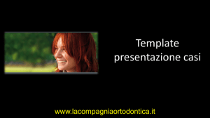 Diapositiva 1 - Compagnia Ortodontica