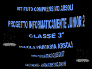 nascita terra - Istituto Comprensivo di Arsoli