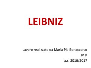 leibniz - prof. Panella