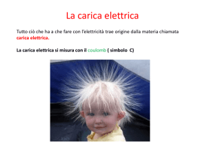 La carica elettrica - Di Giacomo
