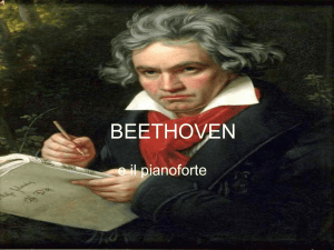Beethoven compose 32 sonate per pianoforte e 5 Concerti per
