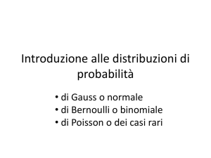 1Introduzione alle distribuzioni di probabilità - IIS Severi