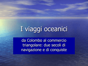 I viaggi oceanici - Quelli che … studiano.