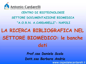 Lezione 4 - le banche dati introduzione