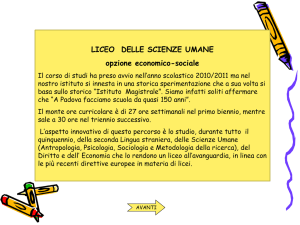 BENVENUTI - Liceo Duca d`Aosta