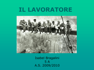 il lavoratore - Istituto Einaudi Lodi