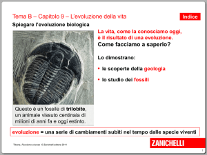 Le basi della teoria di Darwin − La selezione naturale