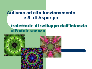 Sindrome di Asperger - Dipartimento di Psicologia