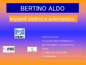 BERTINO ALDO Impianti elettrici e automazioni