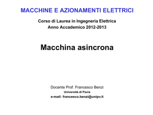 Asincrono – Circuito equivalente - Università degli studi di Pavia