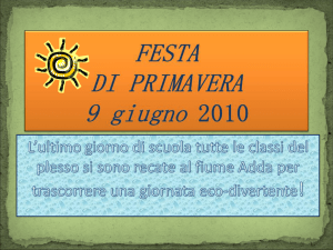FESTA DI PRIMAVERA 9 giugno 2010