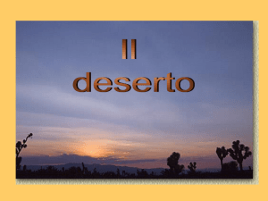 Il deserto