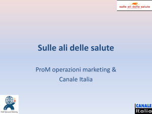 Sulle ali della Salute