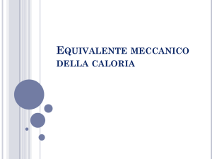 equivalente meccanico della caloria