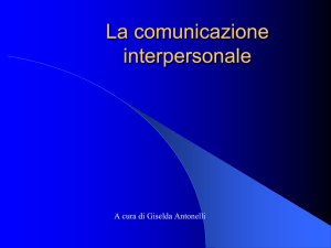 La comunicazione interpersonale