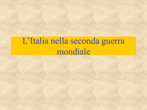 L`Italia nella seconda guerra mondiale