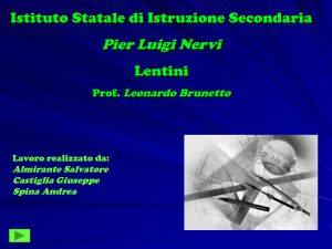 Diapositiva 1 - Benvenuto al Nervi