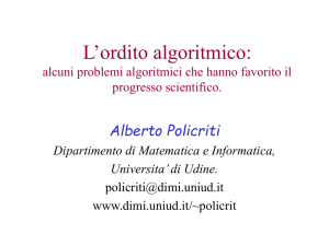 Presentazione - Nucleo di Ricerca in Didattica dell`Informatica