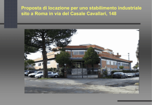 Proposta di locazione di stabilimento industriale sito a