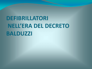 Introduzione obbligo defibrillatore