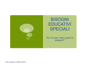 bisogni educativi speciali - Istituto Comprensivo di Motta di Livenza