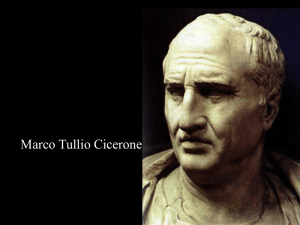 Marco Tullio Cicerone