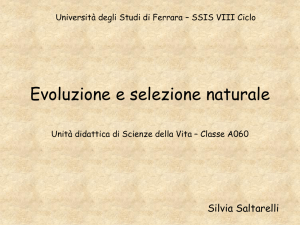 Evoluzione e selezione naturale