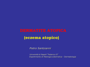 Dermatite Atopica - Pietro Santoianni