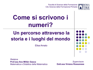 Come si scrivono i numeri?
