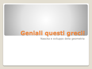 Geniali questi greci! - Liceo Scientifico “Sereni”