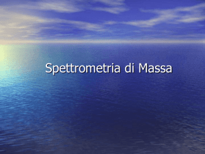 La spettrometria di massa converte le sostanze in ioni prima di