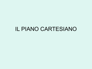 IL PIANO CARTESIANO
