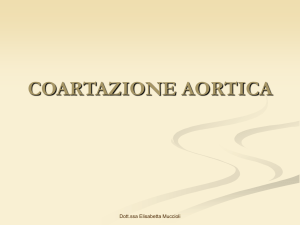 coartazione aortica