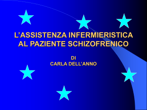 L`ASSISTENZA INFERMIERISTICA AL PAZIENTE SCHIZOFRENICO