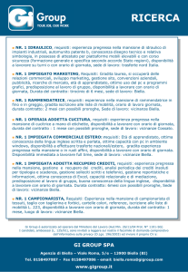 Inserzioni 29.08.2014