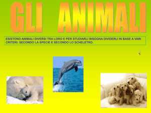 gli animali