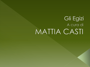 Gli Egizi casti mattia