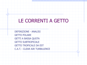 Meteorologia - Correnti a getto