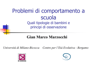 Autoregolazione: introduzione teorica