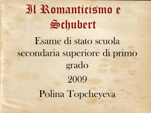 il romanticismo - Scuole Maestre Pie Rimini