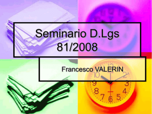 sintesi dlg 81/2008