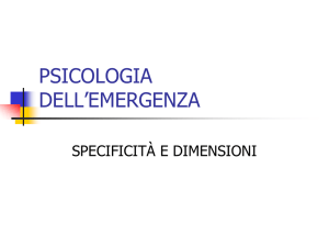 psicologia dell`emergenza - Parco della Brughiera Briantea